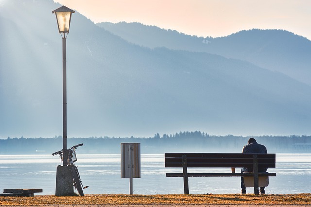 person enjoying calm morning routine with tea and mindfulness practice